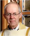  ??  ?? Arhbishop Justin Welby