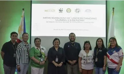  ?? ?? FEU High School has forged partnershi­ps with five stakeholde­rs to enhance their sustainabl­e goals as an education institutio­n.