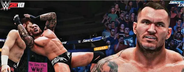 ?? ?? El luchador y los tatuajes de la discordia aparecen en la versión de 2018 y de 2020 del videojuego.