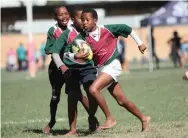  ?? | Thys Lombard ?? Young players from Vusa Academy in Langa, started by Brendan Fogerty. The academy is home to 120 young rugby players from five primary schools in the community.