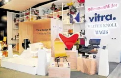  ?? ?? Vitra Design Museum Miniature Collection as seen in the CWC Interiors showroom in Bonifacio Global City