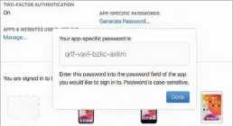  ??  ?? I can show this password, because I later revoked it.