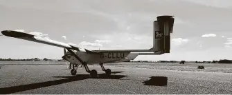  ?? James Brooks / Associated Press ?? The “Wingracers ULTRA” drone in Lee-on-the-Solent, England, can deliver medical supplies more quickly to hospitals and help ease pressure on the country’s health system, officials said.