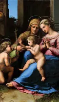  ??  ?? Bellezza
Raffaello, «Ritratto di Dona Isabel de Requenses» A fianco, la Madonna del Divino Amore