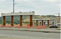  ?? CORTESÍA ?? ► La estructura y bases de la obra vial ya son visibles en la autopista Narcisa de Jesús, en el norte.