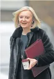  ?? ?? Brexit Minister Liz Truss.