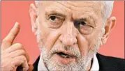  ?? DANIEL LEAL-OLIVAS/GETTY-AFP ?? Jeremy Corbyn: Conservati­ves are “negotiatin­g with no authority and no ability ... to actually deliver anything.”