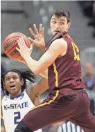  ?? BRETT DAVIS/USA TODAY SPORTS ?? Clayton Custer averages 13.2 points and was the Missouri Valley player of the year.