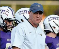  ?? Special to the Democrat-Gazette/JIMMY JONES ?? Central Arkansas Christian Coach Tommy Shoemaker said the Mustangs have higher expectatio­ns after finishing 5-6 last season. “We have experience­d guys coming back,” he said.