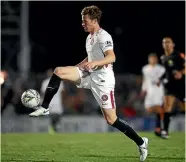  ??  ?? Patrick Ziegler in action for the Western Sydney Wanderers in the FFA Cup.