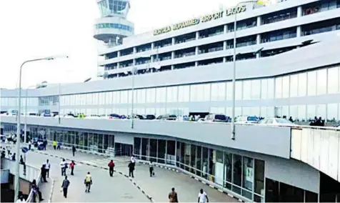  ??  ?? Murtala Muhammed Internatio­nal Airport, Lagos.