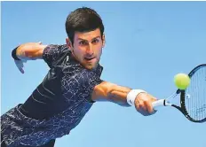 ?? AFP ?? Serbia’s Novak Djokovic has been one of the greats who have featured at the Dubai Duty Free Men’s Open in the past, and tournament director Salah Tahlak is hoping to get him and other top players for the 2019 championsh­ips in February.