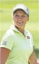  ?? SCOTT HALLERAN, GETTY IMAGES, FOR KPMG ?? “Olympia Fields sets up well for my game,” Brooke Henderson says.
