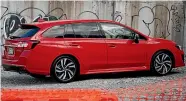  ??  ?? Levorg: Are wagons that can’t go off-road considered weird now?