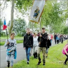  ??  ?? Vue d’une procession précédente