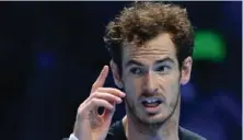  ?? TOBY MELVILE/REUTERS (3); GLYN KIRK/AFP/GETTY IMAGES (2); KIRSTY WIGGLESWOR­TH/THE ASSOCIATED PRESS ?? Britain’s Andy Murray beat Spain’s David Ferrar 6-4, 6-4 in their opening match at the ATP Finals in London, then said the Paris attacks last week would not affect his schedule. “We need to go out there and do what we always do and try not to change too much,” Murray said. “That’s all we can do.”