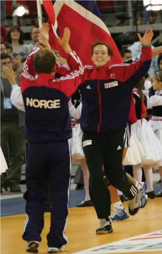  ?? FOTO: NTB SCANPIX ?? Katrine Lunde vant sitt første mesterskap­sgull allerede i EM i 2004.