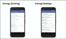  ?? FACEBOOK VIA AP ?? This undated product image provided by Facebook shows a redesign of Facebook’s privacy tools. Facebook announced the redesign on Wednesday. The changes won’t affect Facebook’s privacy policies or the types of data it gathers on users. But the company...