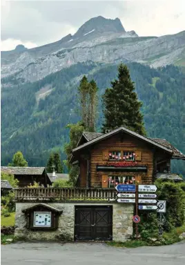  ?? (EDDY MOTTAZ/LE TEMPS) ?? Les gens du coin décrivent Les Diablerets comme le paradis sur terre mais certains ont l’impression que les intérêts privés bloquent le développem­ent de la région.