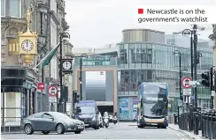  ??  ?? ■ Newcastle is on the government’s watchlist