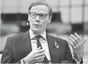  ?? AFP/GETTY IMAGES ?? Cambridge Analytica CEO Alexander Nix was suspended in March after he made controvers­ial statements about his firm’s work on elections.