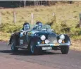  ?? Picture: STEWART McLEAN ?? RALLY: John Rankine and Rudd Rankine in a 1997 Morgan 4/4 on the Upper Barron stage.