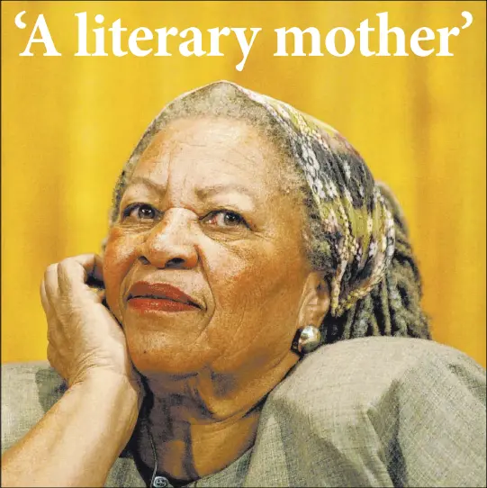  ?? Guillermo Arias The Associated Press ?? For many writers, Nobel laureate Toni Morrison’s stories serve as parables to guide them through their own lives.