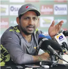  ??  ?? Pakistan captain Sarfraz Ahmed aims to win an 11th T20 series in a row when his side take on New Zealand Pawan Singh / The National