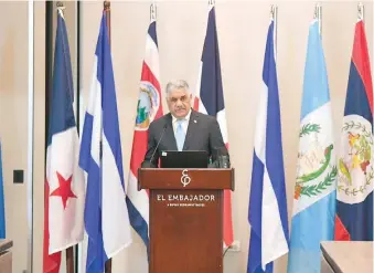  ?? FUENTE EXTERNA ?? ↑ Miguel Vargas Maldonado, ministro de Relaciones Exteriores de la República Dominicana.