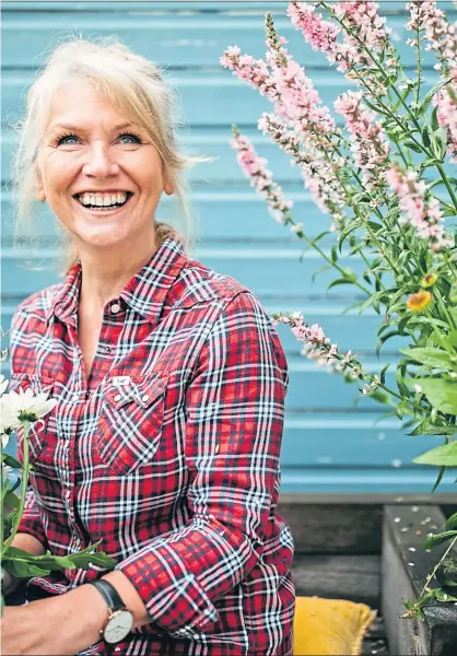  ?? Picture Andrew Cawley ?? Theresa Talbot in her garden and now the heart of her new business