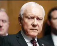  ?? AP FILE ?? Sen. Orrin Hatch, R-Utah, played a key role in getting the recent tax reform bill through Congress.