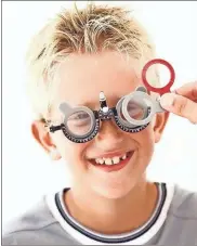  ?? Contribute­d ?? The AOA notes that certain factors can put kids at significan­t risk for eye and vision problems.