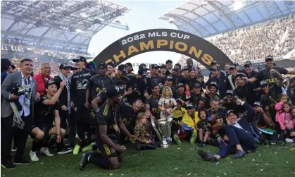  ?? Photograph: Jayne Kamin-Oncea/USA Today Sports ?? LAFC celebrate their MLS Cup victory over Philadelph­ia Union.