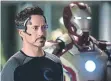  ??  ?? El brillante y cínico industrial­ista Tony Stark/Iron Man se encuentra ahora batallando con un enemigo que no conoce límites conocido como Mandarín.