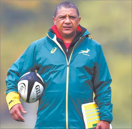 ?? Photo: Planet Rugby ?? On board… Allister Coetzee is Namibia’s new rugby head coach.