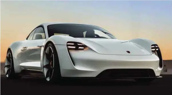  ?? |FOTOS HONDA ?? Porsche Mission E, ahora Taycan, será presentado en el Auto Show de Frankfurt de 2019. Es el primero de la nueva era eléctrica de Porsche.