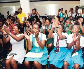  ?? FILE ?? In this November 20, 2018 file photo, students speak up about violence in schools at The Jamaica Pegasus hotel in New Kingston.
