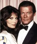  ??  ?? Favourite: Moore as 007 with Maud Adams in Octopussy