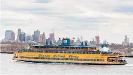  ?? SIMON THOMAS/DREAMSTIME ?? The Staten Island Ferry.