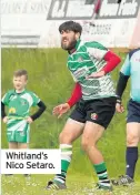  ??  ?? Whitland’s Nico Setaro.