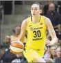  ?? Elaine Thompson / Associated Press ?? Former UConn star Breanna Stewart was named thye WNBA Player of the Year for leading the Seattle Storm to the league’s best record.