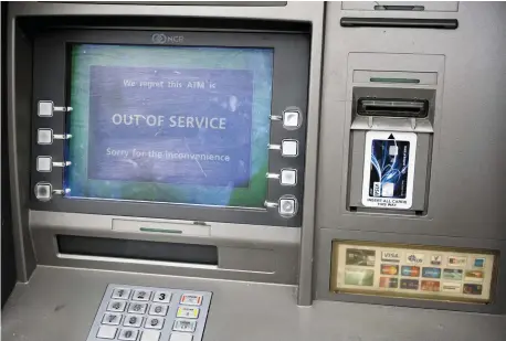  ??  ?? ATMs in Leitrim are often breaking down, says Cllr. Des Guckian.