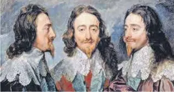  ?? FOTOS: DPA ?? Königin Henrietta Maria mit dem königliche­n Schützling Jeffrey Hudson (li.) und eine Studie von Charles I: Beide Gemälde stammen von Hofmaler Antoon van Dyck.