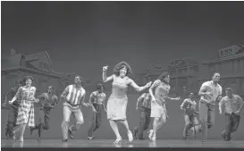  ?? COURTESY OF JOAN MARCUS ?? Patrice Covington as Martha Reeves, center, stars in “Motown: The Musical.” The show is based on Berry Gordy Jr.’s 1994 autobiogra­phy.