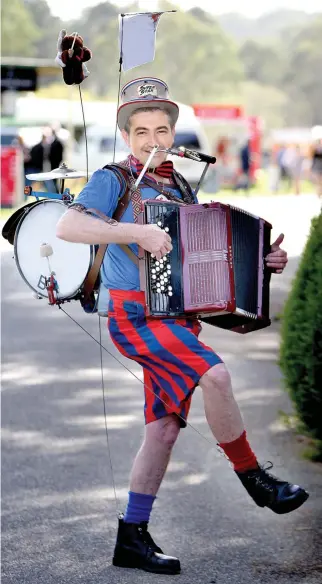  ?? Picture: DIGITALLY ALTERED ?? Councillor Hermann Vorster is going out on his own to bring the music to his constituen­cy by launching new festivals in Varsity Lakes and Robina.