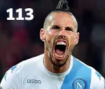  ??  ?? Il confronto dei «bomber» Da sinistra in senso orario Hamsik, Mertens, Callejon e Insigne: ecco tutti i gol realizzati da quando sono al Napoli
113