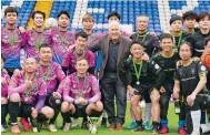  ?? Photo: Handout ?? Several former top-flight players from the city took part in this year’s contest at Prenton Park, home of Tranmere Rovers.