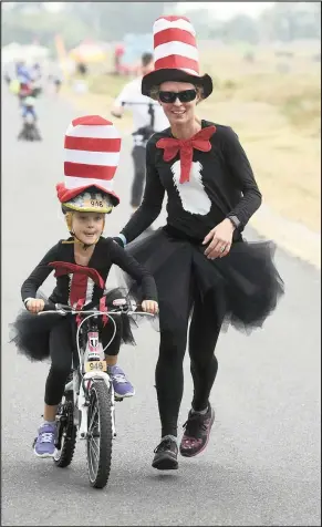  ??  ?? The Cape Town Cycle Tour Junior race is aimed at youngsters between the ages of 2 and 12. Dress up as a pedalling princess or favourite character, a superhero or superstar.
PICTURES: LEON LESTRADE/AFRICAN NEWS AGENCY (ANA).