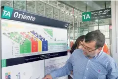  ??  ?? Darío Hidalgo explica el alcance del Metro de Medellín.