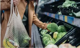  ?? ?? According to research, calcium in green beans has dropped and vitamin A levels plummeted by almost half in asparagus in the 20th century. Photograph: Oscar Wong/Getty Images